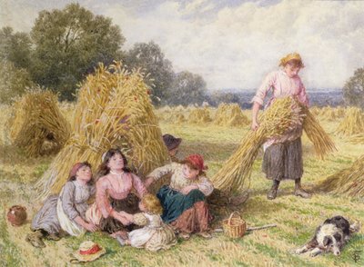 The Cornfield by Myles Birket Foster